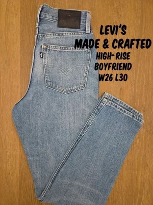 Levi's Made & Crafted High-Rise Boyfriend Selvedge Jeans W26 L30