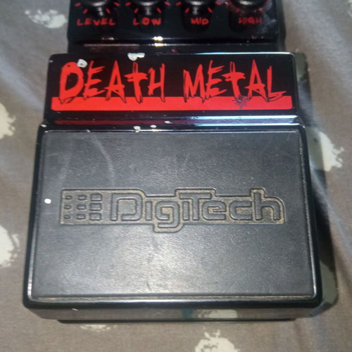 Digitech Death Metal pedal used