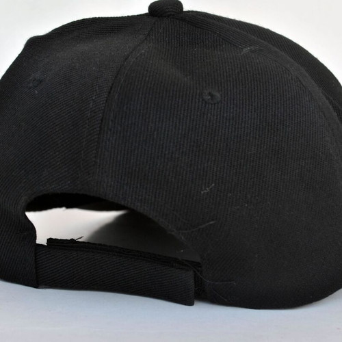 Rammstein black hat with logo like new, one size