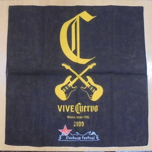 Jose Cuervo Tequila Rockwave Festival 2009 promotional bandana new