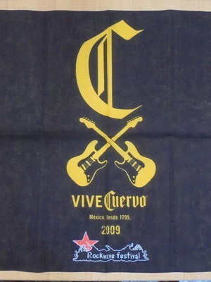 Jose Cuervo Tequila Rockwave Festival 2009 promotional bandana new