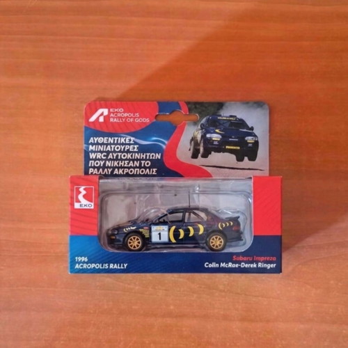 Eko Rally Akropolis Subaru Impreza toy car