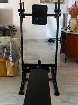 HOMCOM A9-111 Power Tower with Bench fitness equipment