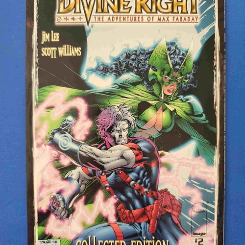 Divine Right The Adventures of Max Faraday 2 B Variant Cover comic used
