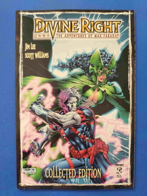 Divine Right The Adventures of Max Faraday 2 B Variant Cover comic used