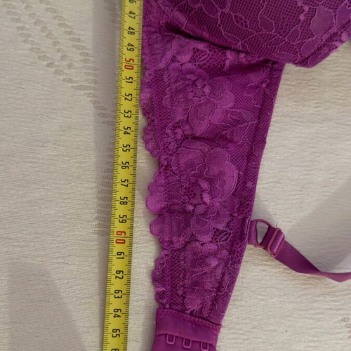 H&M lace women's bra 85C fuchsia