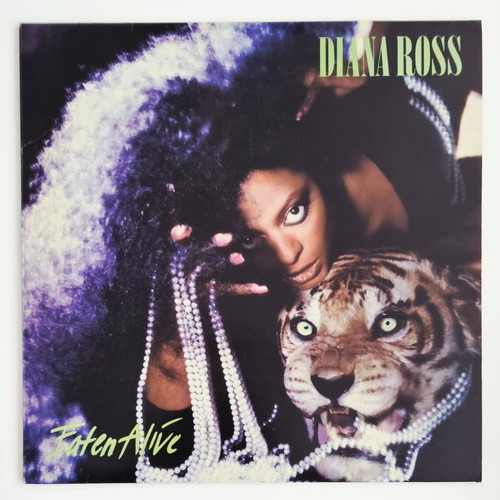 Diana Ross Eaten Alive vinyl LP mint condition, 1985 Greek edition