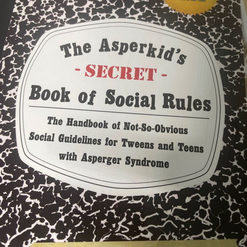 The Asperkid's Secret Book of Social Rules book like new for Asperger