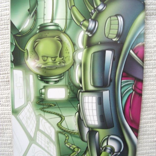 Fantom Dak 24 comic book used with poster