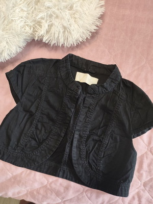 Vest black bolero used, size L