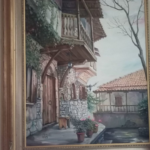Painting used from 1995 with luxury frame