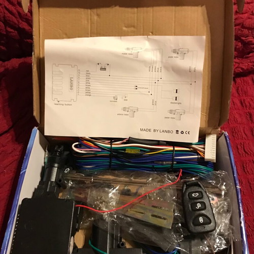 Remote central door locking system new for car