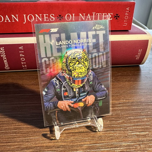 F1 Lando Norris 2025 Topps Chrome Helmet Collection Card new