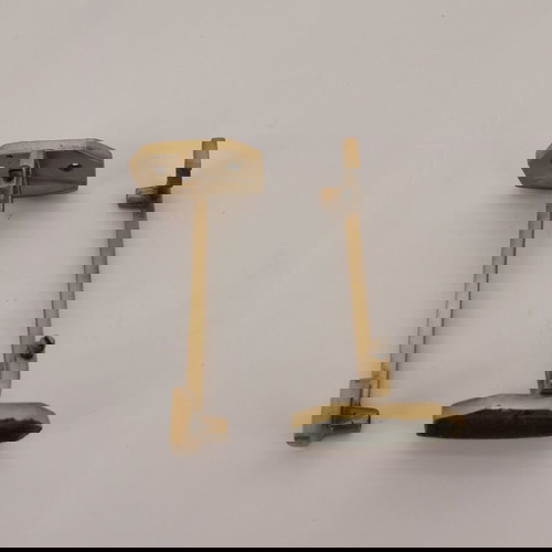 Σετ μπρούτζινα φουρούσια με πλάτη μεταχειρισμένα, εποχής 1960