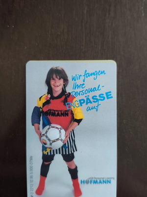 German phone card used, 5,000 copies