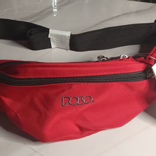 Polo waist bag, red, new with tags