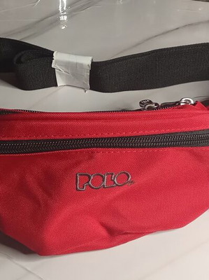 Polo waist bag, red, new with tags