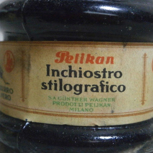 Pelikan Blue-Black and Pelikan Black Germany ink set, new with box, vintage