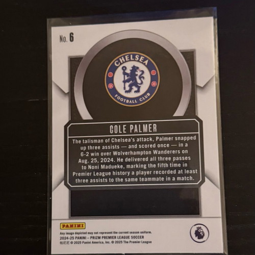 Cole Palmer Panini Prizm Premier League 2024-2025 Talisman card new