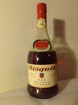 Cognac Bisquit collectible old bottle 60's - 70's new