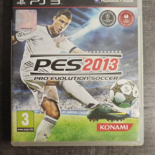 Pro Evolution Soccer PES 2013 PS3 game used, full Greek