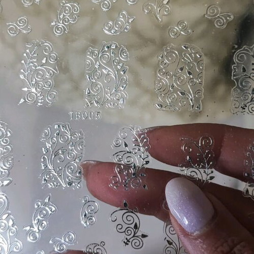 Nail stickers like new with Christmas designs