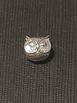 Charm Mini Owl A.L.E. silver new