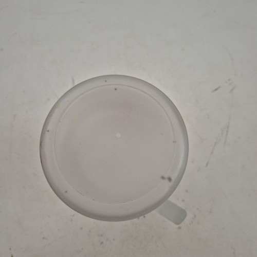 Glass Pitcher Frosted with Floral Design new