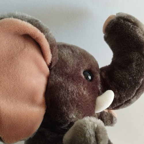 Animal hand puppets used, pack of 3, 32-38 cm