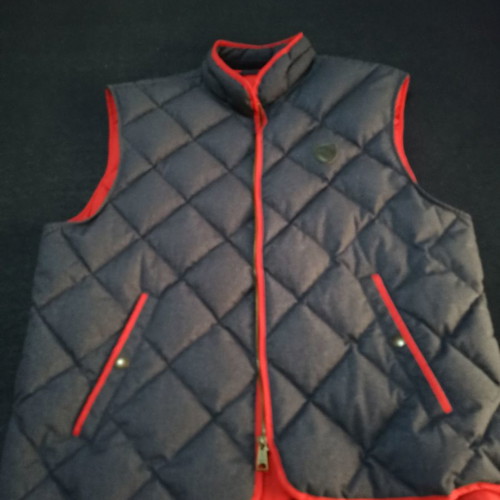 Gant vest blue like new with down large and XL