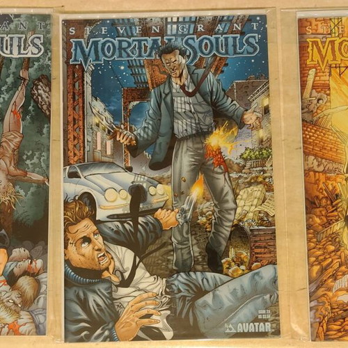 Mortal Souls #1-3 mint mystery mini series 2002