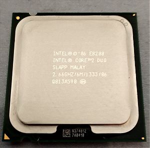 Intel Core2 Duo Processor E8200 6MB Cache, 2.66 GHz, 1333 MHz FSB CPU Επεξεργαστής