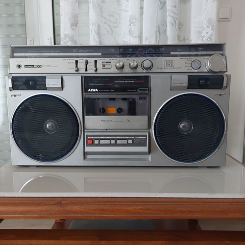 Aiwa Stereo 600 cassette player used, functional radio and recorder