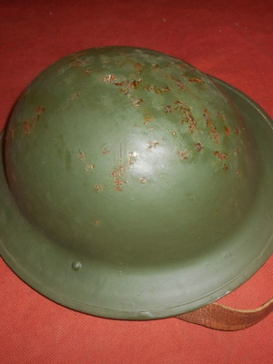 British Army Steel Helmet World War II 1940 used