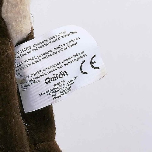 Wile E Coyote small used plush Quiron from Looney Tunes