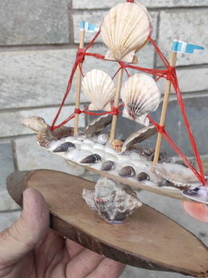 Boat composition with shells new