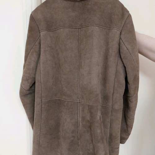 Authentic sheepskin men's coat used size 56
