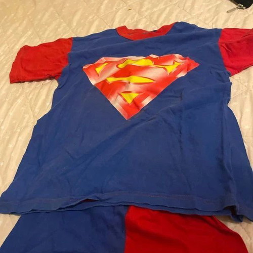 Children's set with t-shirt and shorts used, 5 years, colorful, 110 cm