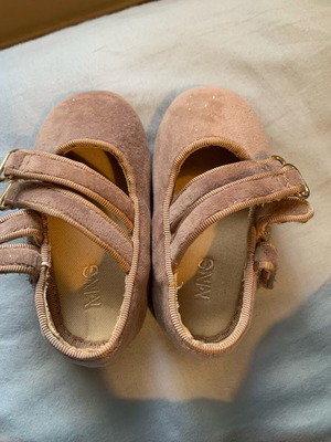 Mango Baby Ballerinas Size 19 Lilac Like New