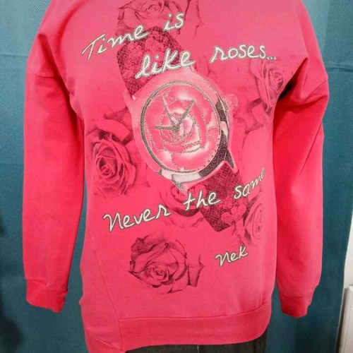 Girls' pink sweatshirt like new Nek Kids Wear, size 176 cm