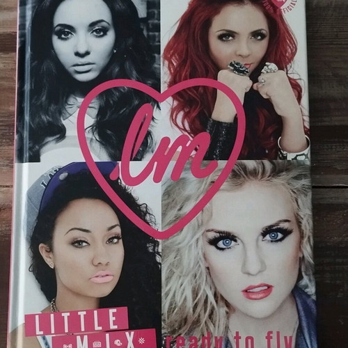 Little Mix Ready to Fly hardback book used with signed autograph