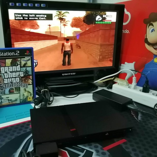 Grand Theft Auto San Andreas PS2 game, English