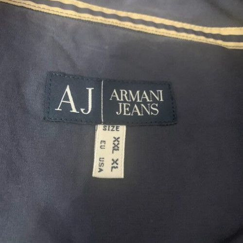 Armani Jeans men's long-sleeve shirt used, gray, XXL