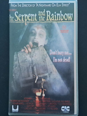 The Serpent and the Rainbow βιντεοκασέτα μεταχειρισμένη με ελληνικούς υπότιτλους