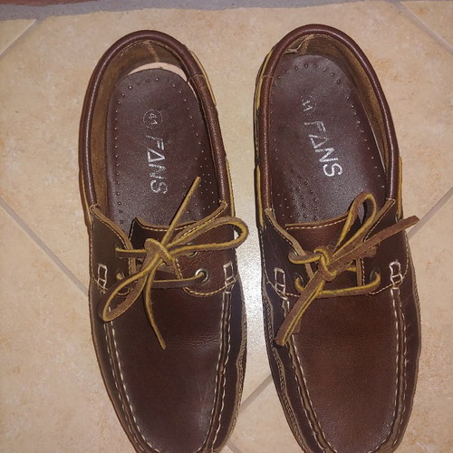 Leather sailing shoes size 41 brown like new