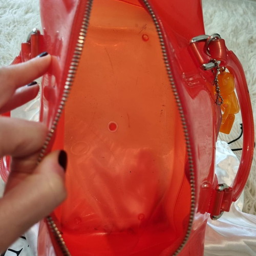Furla Candy handbag used with keychain