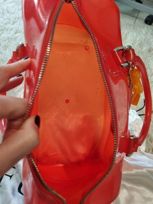 Furla Candy handbag used with keychain