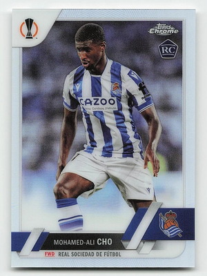 2022 Chrome UEFA Club Competitions Refractor Mohamed-Ali Cho #3 Rookie RC μεταχειρισμένο