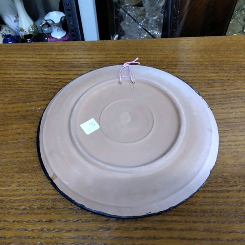 Decorative wall plate with White Tower of Thessaloniki used, 23x23 cm