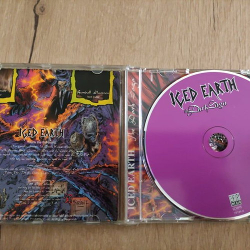 Iced Earth The Dark Saga CD used, rare signed edition